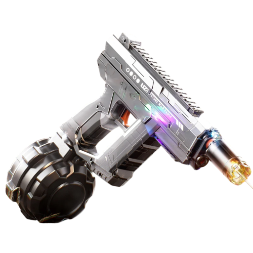 Electric Water Gun with Light 32.5 x 30 x 12.5 cm Drum Magazine Manual and Electric Operation Range 8-10 m Summer Toy