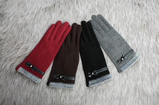 Eleganckie damskie zimowe rękawiczki