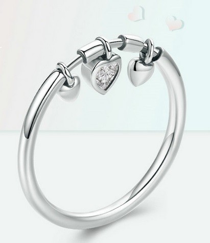 Elegáns gyűrű - MINI HEART