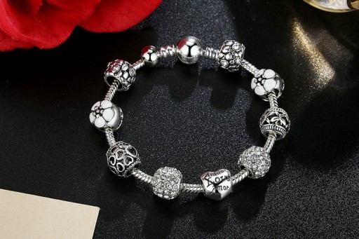 Elegant damarmband med pärlor J2513