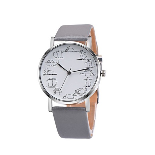 Elegant dameur med katte J809