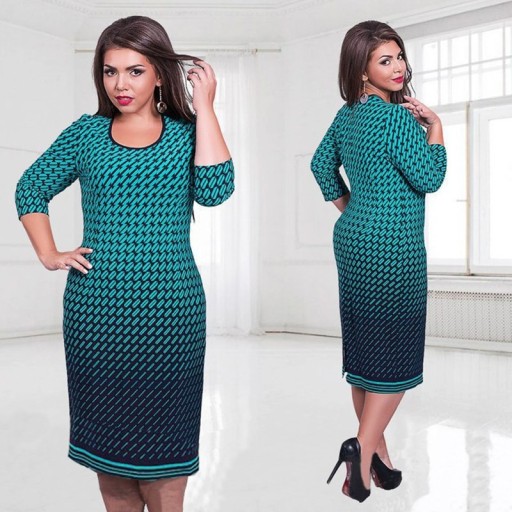 Elegant klänning i plus size