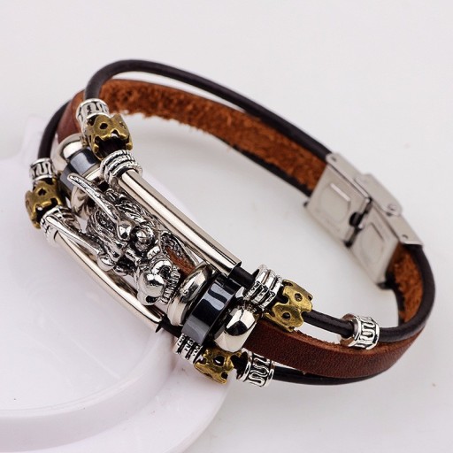 Elegant læderarmbånd