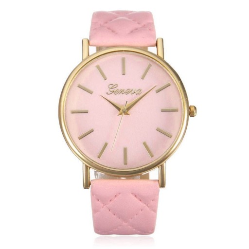 Elegante Damenarmbanduhr aus Leder