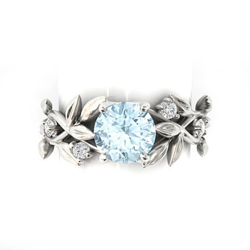 Elegante damesring met steen