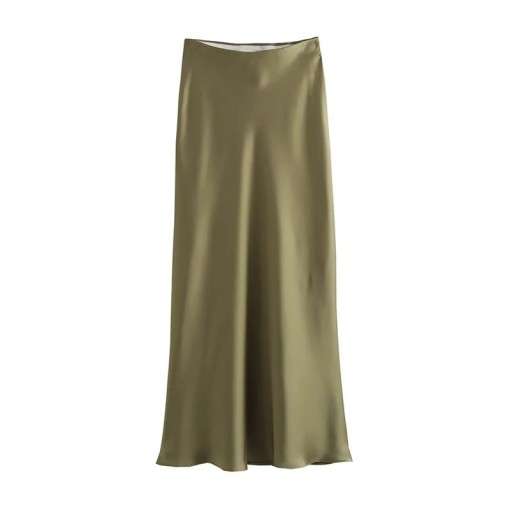 Elegante getailleerde midi-rok voor dames met hoge taille Stijlvolle kokerrok voor werk en feest Kantoormode Herfst Lente