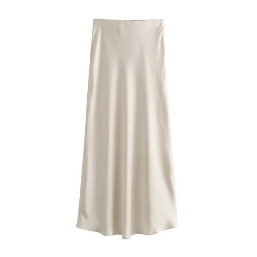 Elegante getailleerde midi-rok voor dames met hoge taille Stijlvolle kokerrok voor werk en feest Kantoormode Herfst Lente