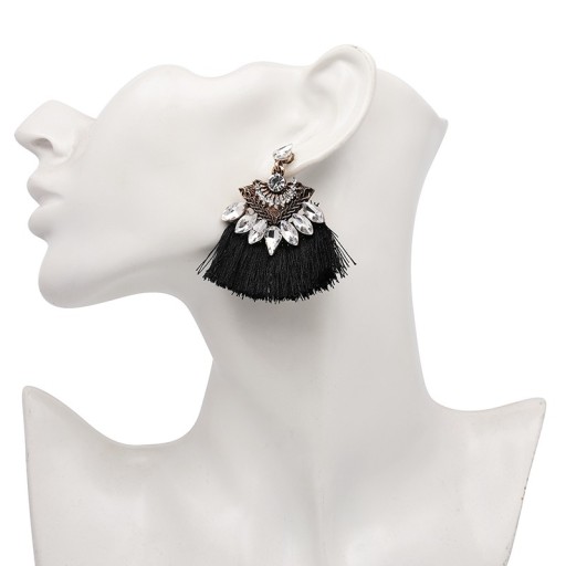 Elegante vifteformede øreringe J3491