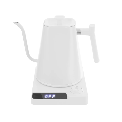 Elektrická konvice s husím krkem 1200 W 1 l LED regulace teploty nerezová ocel funkce udržování teploty pro kávu a čaj