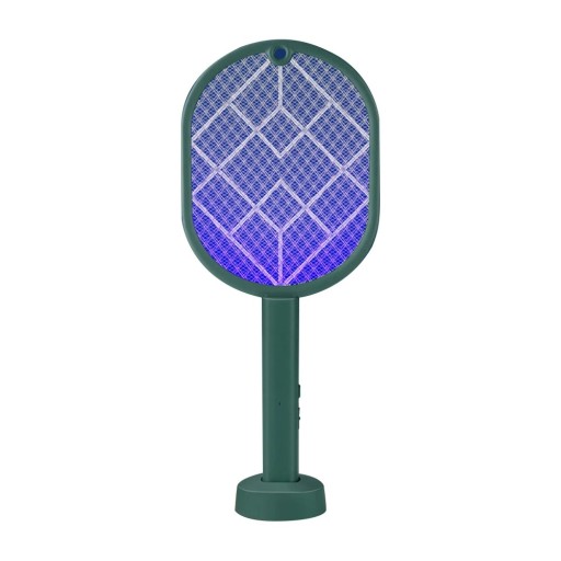 Elektrická plácačka na komáre 2 v 1 43x17 cm USB dobíjacia Plácačka proti hmyzu Nastaviteľný uhol Lampa ABS materiál Domáci zabijak hmyzu