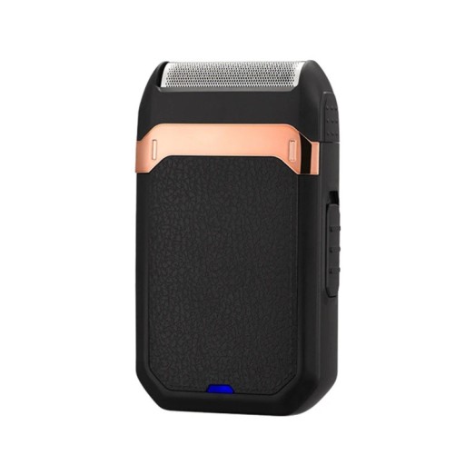Elektrický fóliový holicí strojek pro muže Mokré i suché holení Nerezová ocel USB-C dobíjení Rozměr 9,85 x 5,9 cm Černý Na vousy i obličej