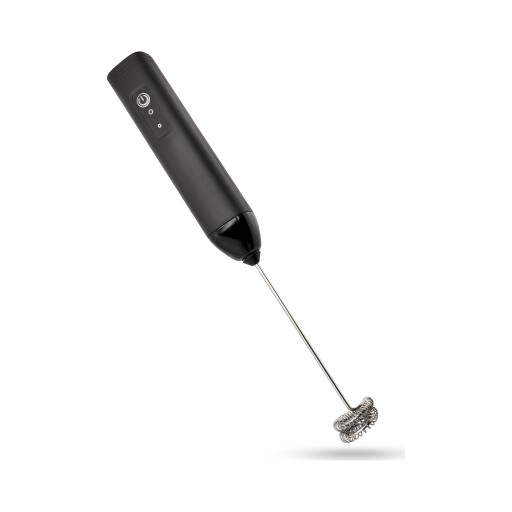 Elektrický napenač mlieka 3 rýchlosti Dvojitá nerezová špirála Nabíjanie USB-C Dĺžka 23,5 cm Na kávu matchu aj vajcia
