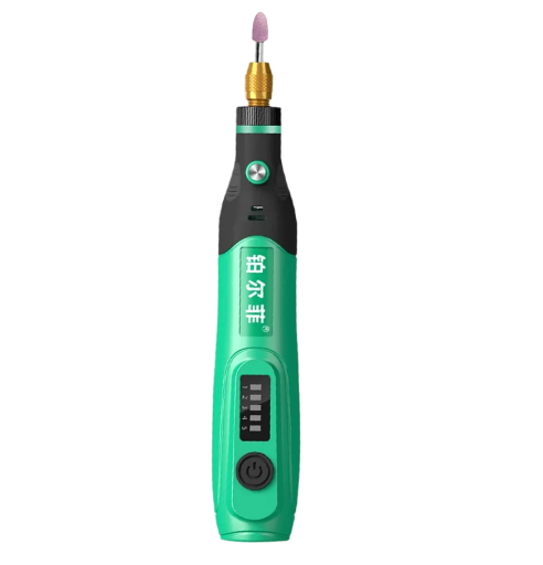 Elektrisk minisliber, ledningsfri miniboremaskine med netledning, 3,7V, 17 x 2,8 x 2 cm, mikrosliber, graveringspen