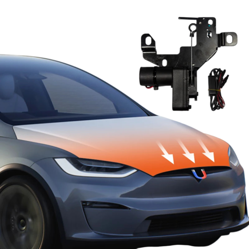 Elektromos csomagtérfedél zár a Tesla Model X 2021-2025 Automatikus zár motoros egység Fekete Autós kiegészítők