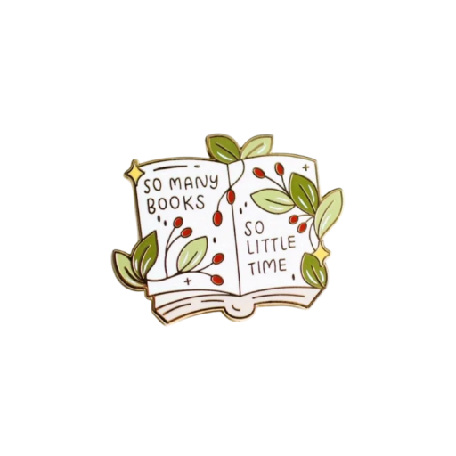 Emaliowana broszka otwarta książka z napisem So many books emaliowany pin kolorowy odznak dodatek do odzieży plecak prezent