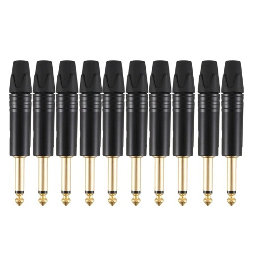 Embout 2 pôles jack 6,35 mm 10 pcs