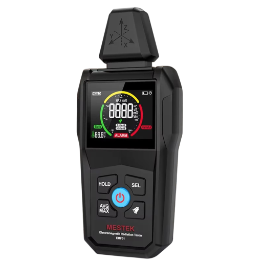 EMF01 Rilevatore Elettromagnetico di Radiazioni 120 × 90 mm Alta Precisione Misuratore di Onde Elettromagnetiche per Uso Domestico
