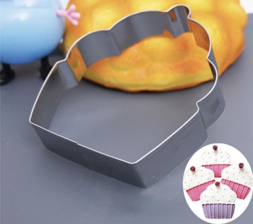 Emporte-pièce en acier inoxydable en forme de muffin