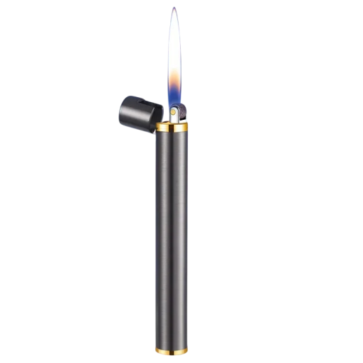 Encendedor de gas compacto y pequeño, encendedor portátil para el bolsillo, encendedor de gas universal para viajes, accesorio práctico para el uso diario
