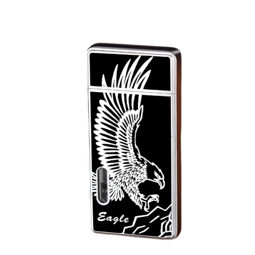 Encendedor de metal resistente al agua y al viento con patrón de águila Encendedor para exteriores con construcción duradera y diseño elegante Ayudante confiable en todas las condiciones climáticas