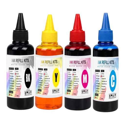 Encre universelle 100 ml À base d'eau Avec seringue Pour HP Canon Epson et Brother Pour le remplissage de cartouches Deskjet et CISS