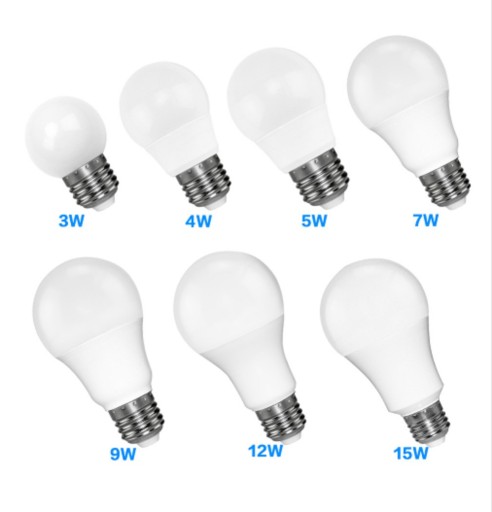 Energooszczędna żarówka LED E27, 3W-9W-5W-7W-9W-12W-15W