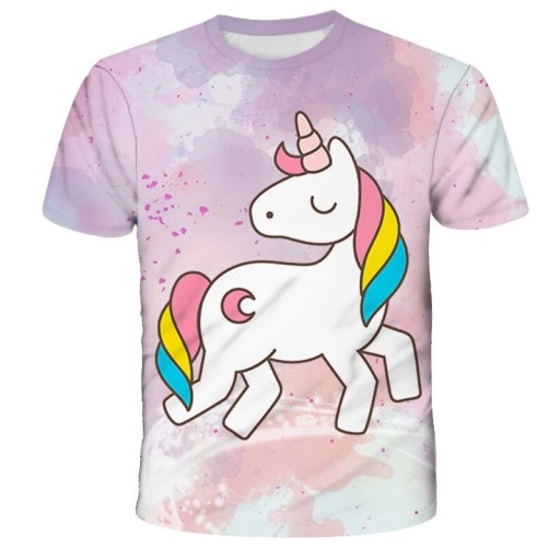 Enhörnings t-shirt för flickor B1469