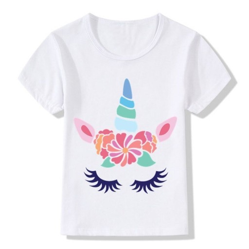 Enhörnings t-shirt för flickor B1545