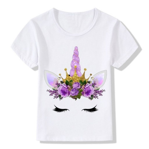 Enhörnings t-shirt för flickor B1545