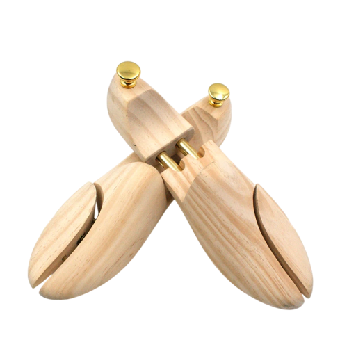 Ensanchadores de zapatos de madera de pino ajustables y sin cordones para dar forma a los zapatos Mantienen la forma del zapato Previenen la deformación Orificios de ventilación
