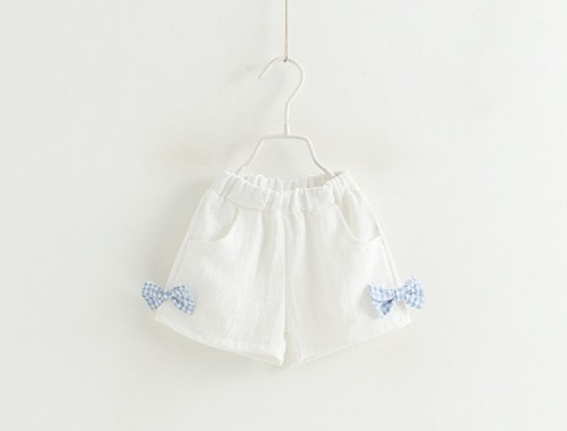 Ensemble à carreaux pour filles avec dentelle et nœuds J1265