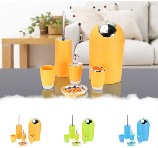 Ensemble d'accessoires de salle de bain 6 pcs