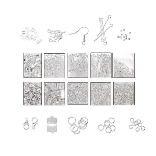 Ensemble d'accessoires pour la fabrication de bijoux 710 pièces