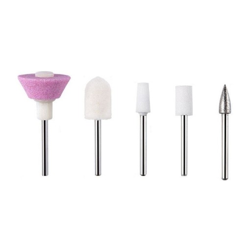 Ensemble d'embouts abrasifs pour ongles 5 pcs