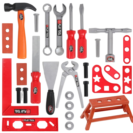 Ensemble d'outils pour enfants 28 pièces