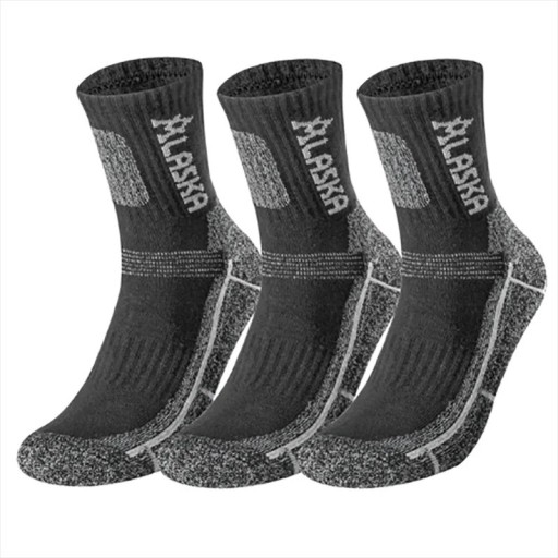 Ensemble de 3 paires de chaussettes d'hiver pour hommes Chaussettes sportives chaudes Chaussettes de ski pour hommes tailles 38-45