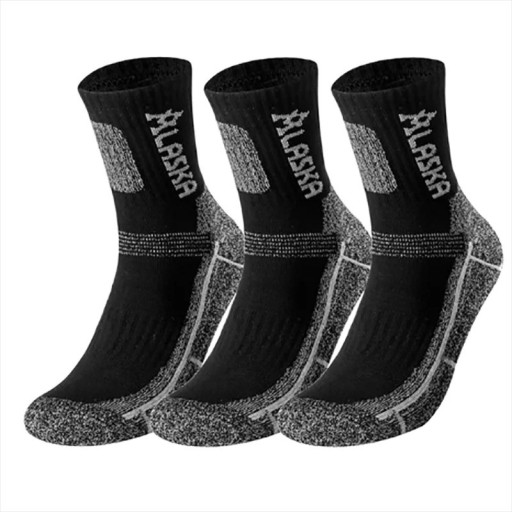 Ensemble de 3 paires de chaussettes d'hiver pour hommes Chaussettes sportives chaudes Chaussettes de ski pour hommes tailles 38-45