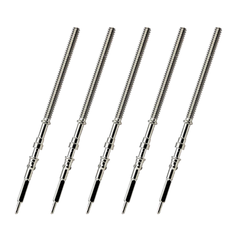 Ensemble de 4 couronnes en acier inoxydable avec tige pour la réparation de montres mécaniques compatibles avec les mouvements NH34 NH35 NH36 NH38 NH39 emballage discret