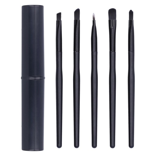 Ensemble de 5 brosses de nettoyage pour montres avec différentes pointes dans un tube de rangement pour un nettoyage délicat des composants et des mouvements