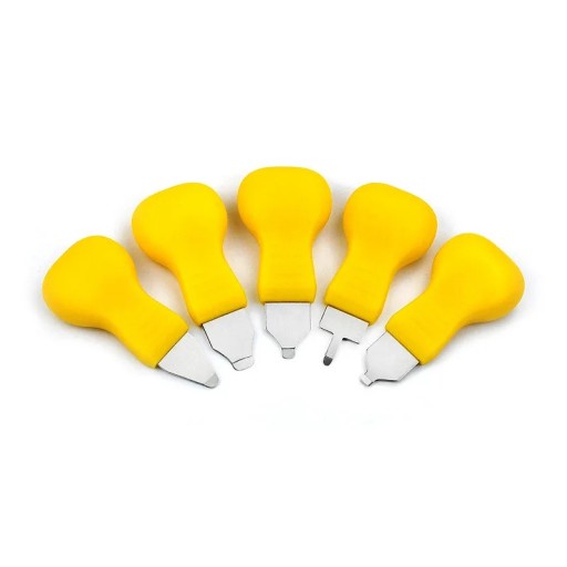 Ensemble de 5 couteaux de horloger pour ouvrir les couvercles de montres avec différentes formes de lame pour un démontage précis et sécurisé