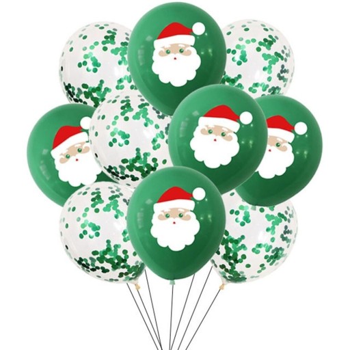 Ensemble de ballons de Noël 10 pcs