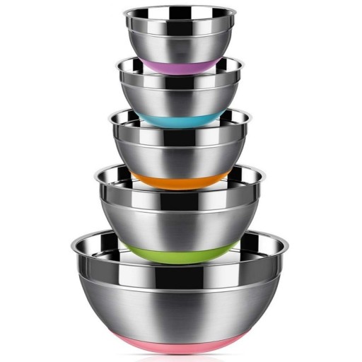 Ensemble de bols en acier inoxydable 5 pièces