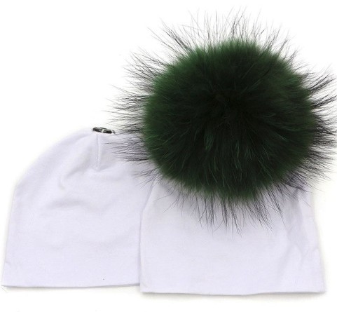 Ensemble de bonnets en coton pour enfants - 2 pièces J3422