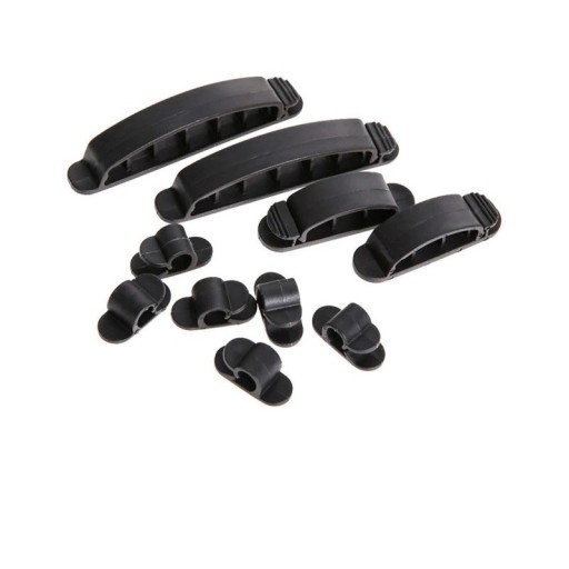 Ensemble de clips pour câbles 10 pcs