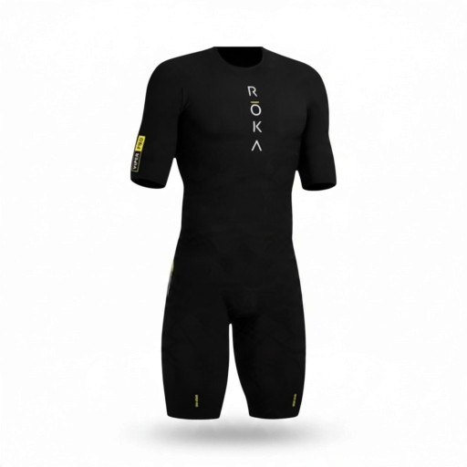 Ensemble de cyclisme pour homme Maillot à manches courtes et shorts Coupe ajustée Matériau élastique 80 % polyester et 20 % spandex