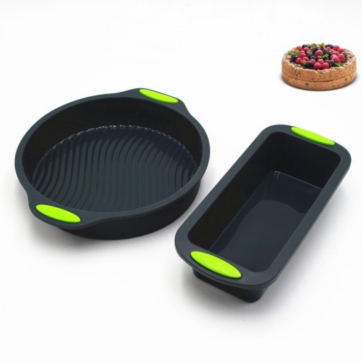 Ensemble de moules en silicone pour la cuisson 2 pcs