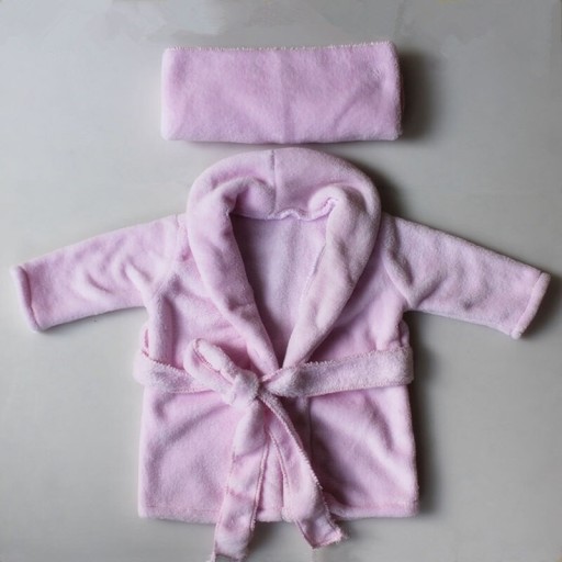 Ensemble de photographie pour enfants peignoir et turban