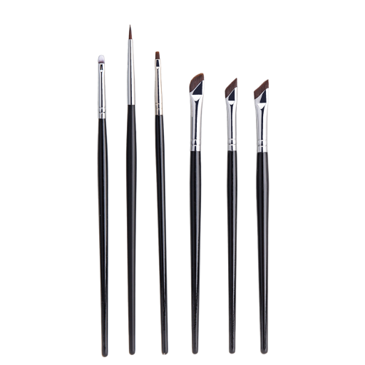 Ensemble de pinceaux plats pour le maquillage 6 pcs