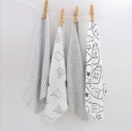 Ensemble de serviettes en coton pour enfants - 4 pcs
