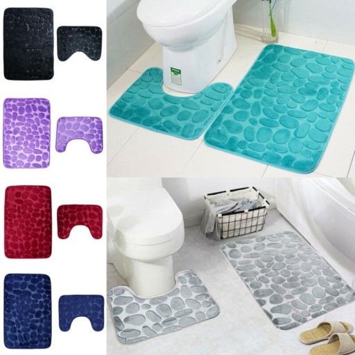 Ensemble de tapis de bain 2 pièces